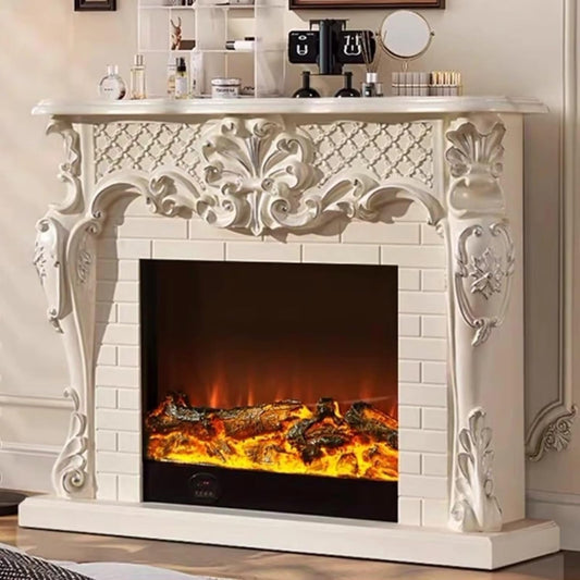 Aihm-Lon Modern Electric Fireplace 3D Plaid Carving 48”