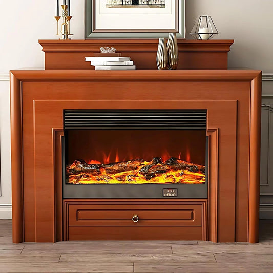 Aihm-Lon Exquisite Electric Fireplace Includes Layered Three-Dimensional Design 59”