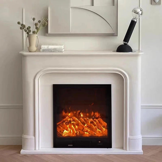 Aihm-Lon Freestanding Electric Fireplace Includes Curved French Style 47”-59”