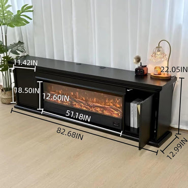 Aihm-Lon Versatile Electric Fireplace with Superb Craftsmanship 71”-95”