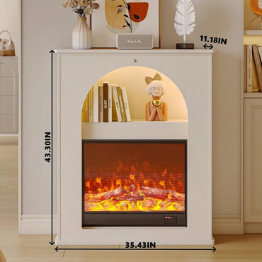 Aihm-Lon Electric Fireplace Archway Design Decorative Fireplace 32”-35”