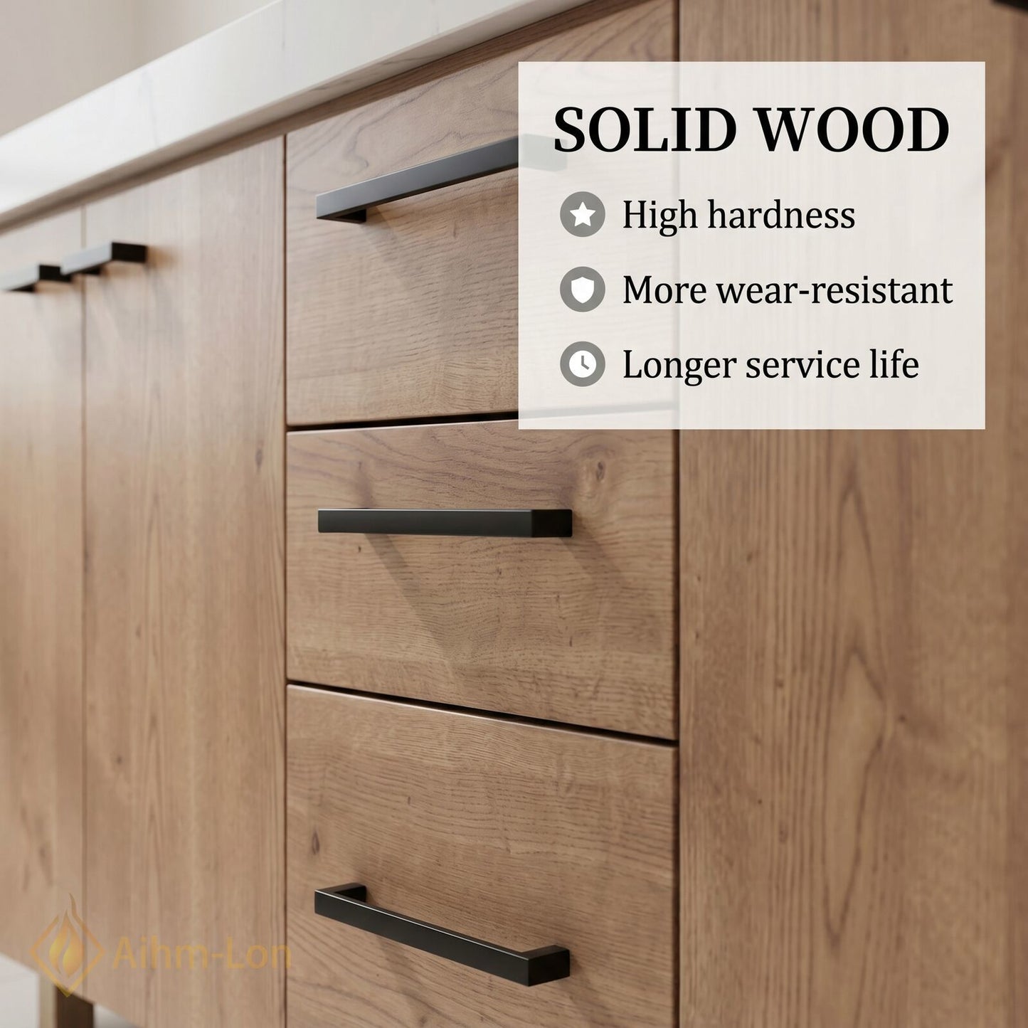 60''-96'' Modern Bathroom Vanity with Sink Marble Gold Wood Floating Drawers