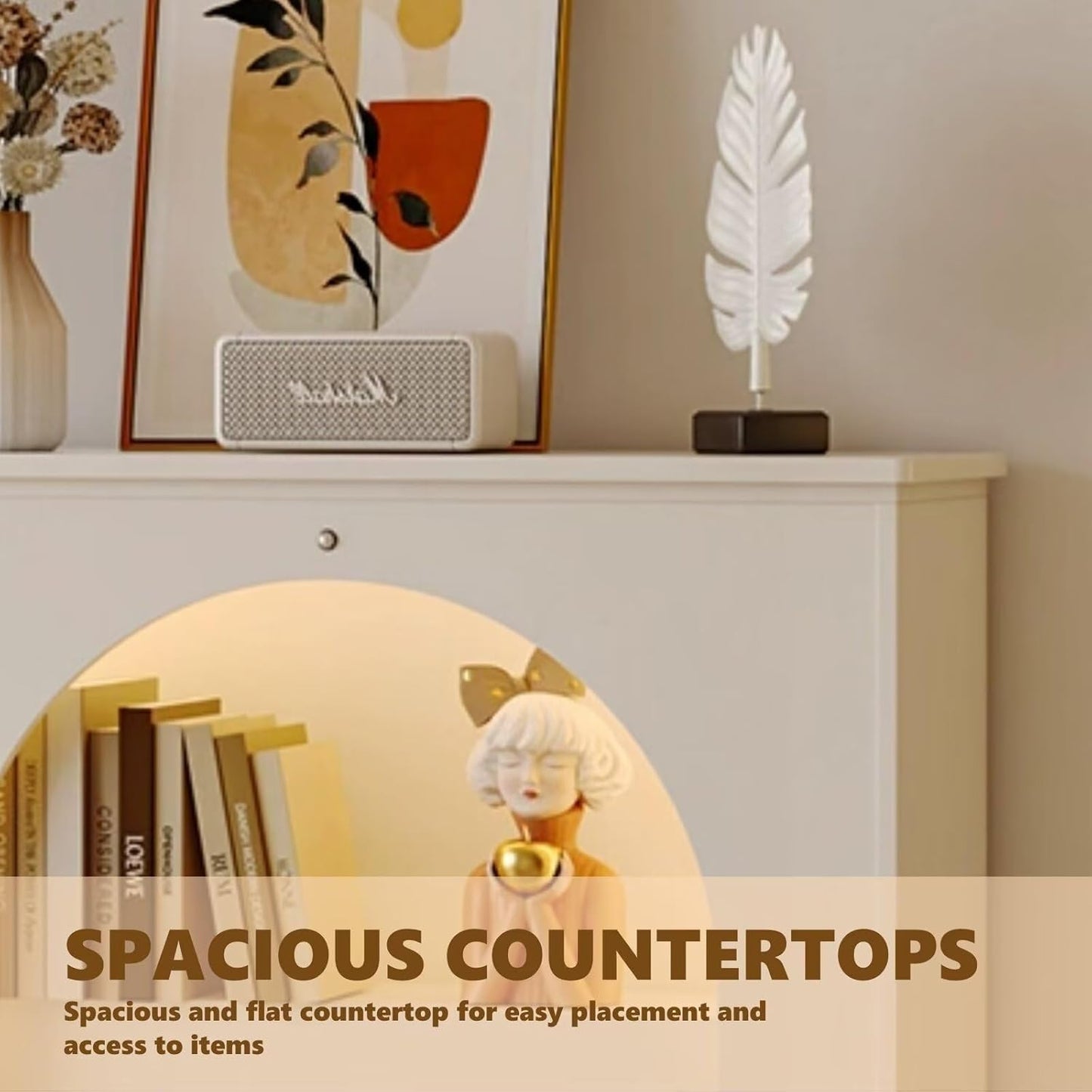 Aihm-Lon Electric Fireplace Archway Design Decorative Fireplace 32”-35”