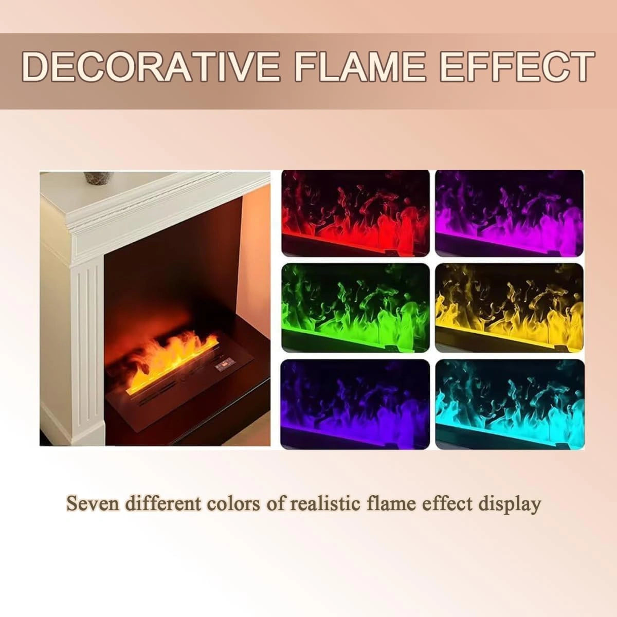 Aihm-Lon Freestanding Electric Fireplace with Modern Minimalist Design 59”