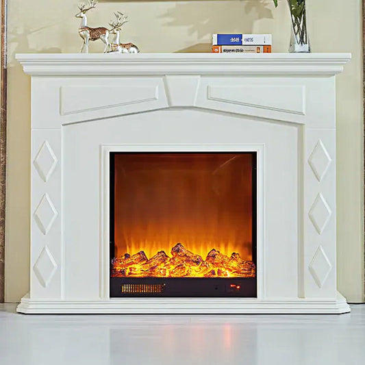 Aihm-Lon Exquisite Electric Fireplace Symmetrical Rhombic Column Design 59”