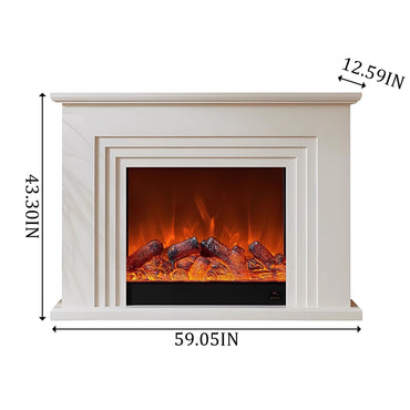 Aihm-Lon Electric Fireplace with Multiple Parallel Lines 47”-79”