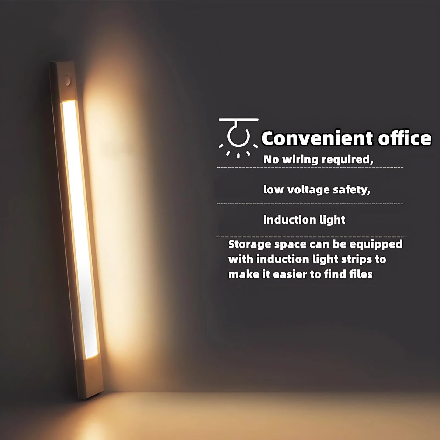 Aihm-Lon Executive Desk with Vintage Gold Large Storage 78.7"-141.7"