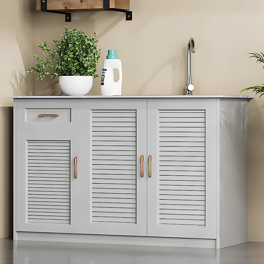 Aihm-Lon Outdoor Large Storage Cabinets with Doors and Shelves 43.31"-55.12"