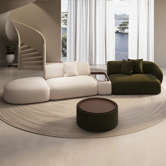 Aihm-Lon Commercial Curved Modular sofa Set Suitable for Small Apartments 127"-155"