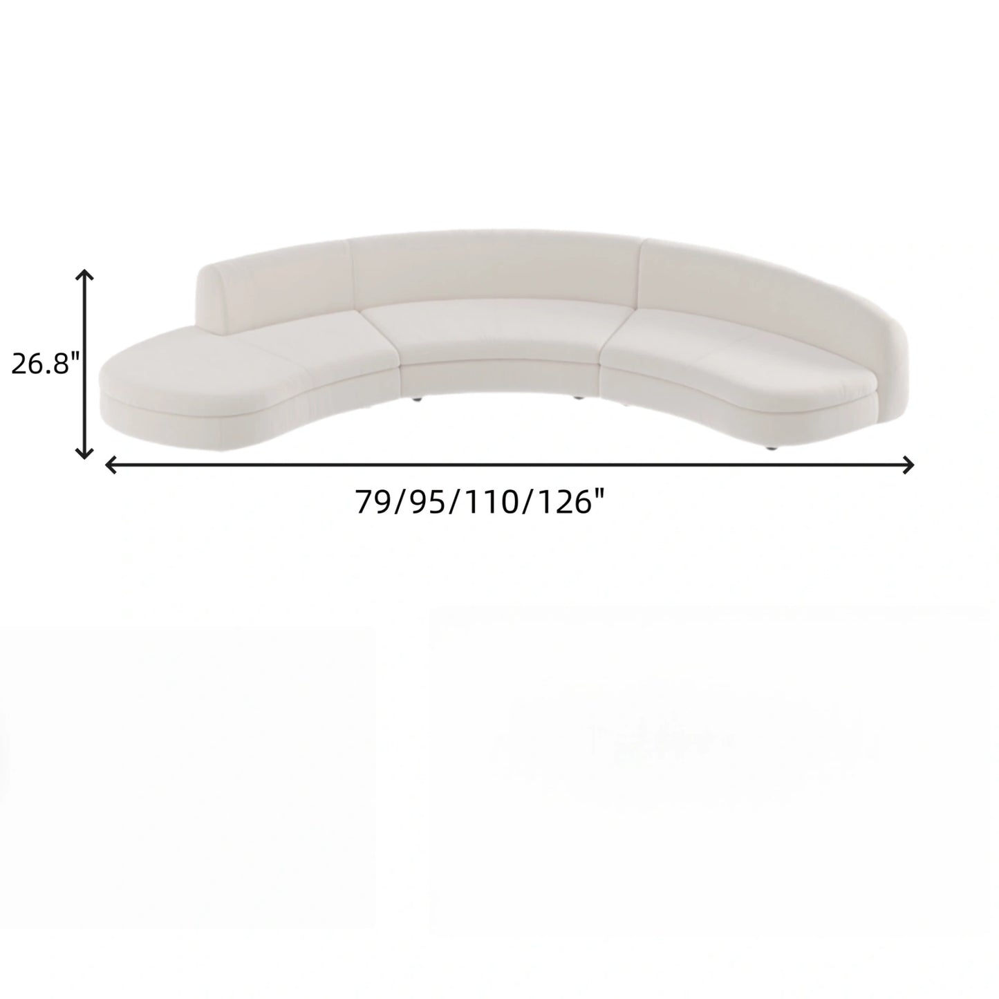 Aihm-Lon Sofa Set with Table and Chair for Commercial Reception 79"-126"