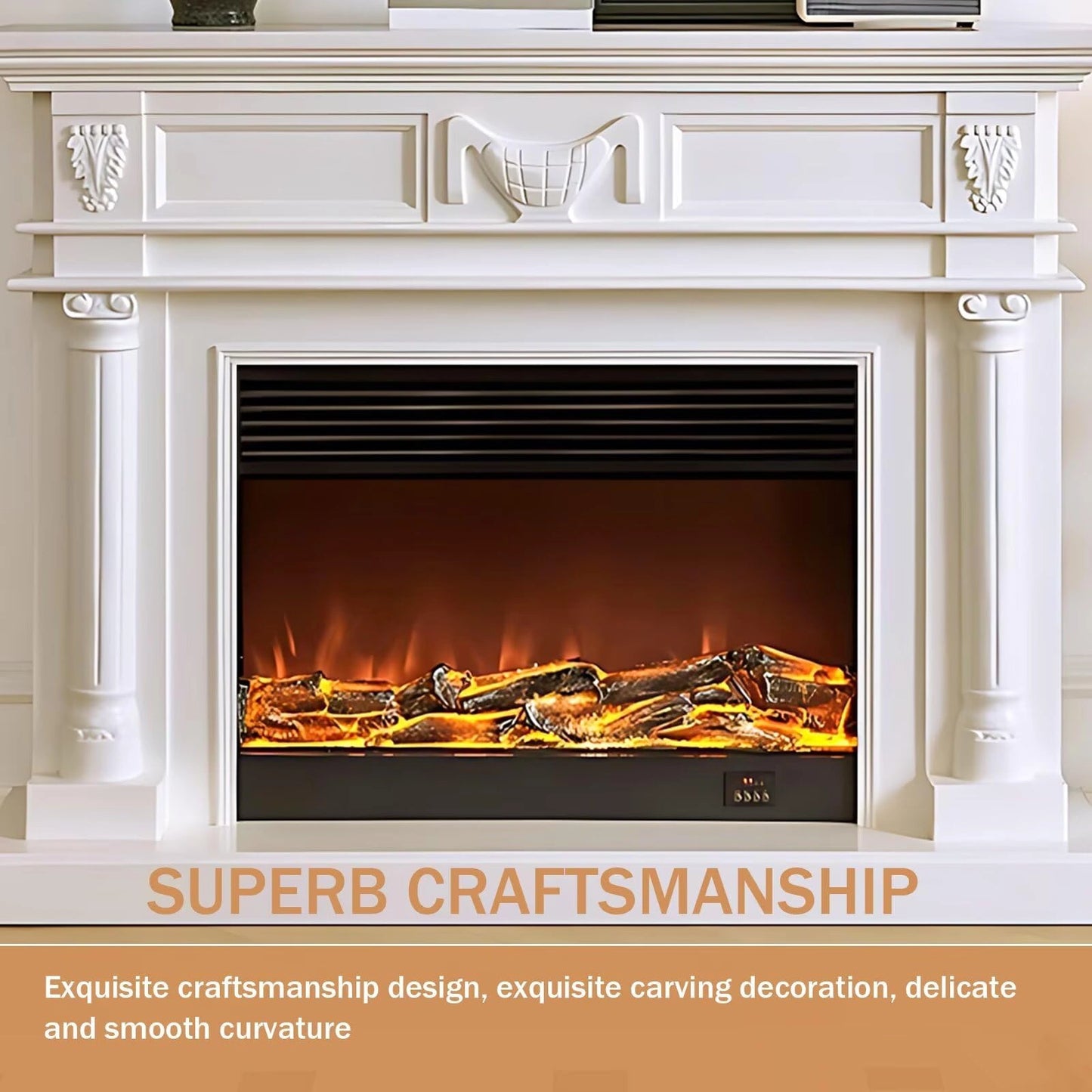 Aihm-Lon Custom Electronic Fireplace with Color, Size,Style Etc.