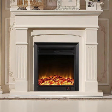Aihm-Lon Electric Fireplace Parallel Line Design with Real Flame Effect 47”-59”