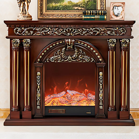 Aihm-Lon Modern Electric Fireplace Heater with Mantel 59.05"