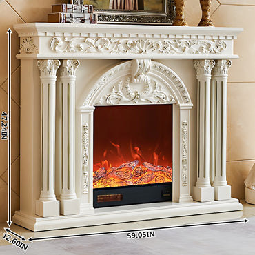 Aihm-Lon Freestanding Electric Fireplace Heater 31"