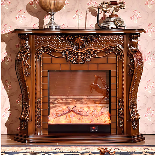 Aihm-Lon Electric Fireplace with Mantel Decorative Flame 47.24"