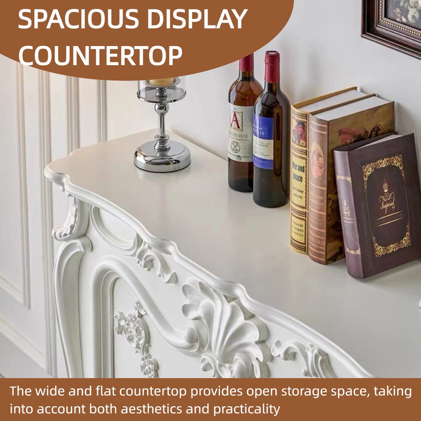 Aihm-Lon Freestanding Electric Fireplace Includes Metal Birdcage & 3D Relief 47” - 55”