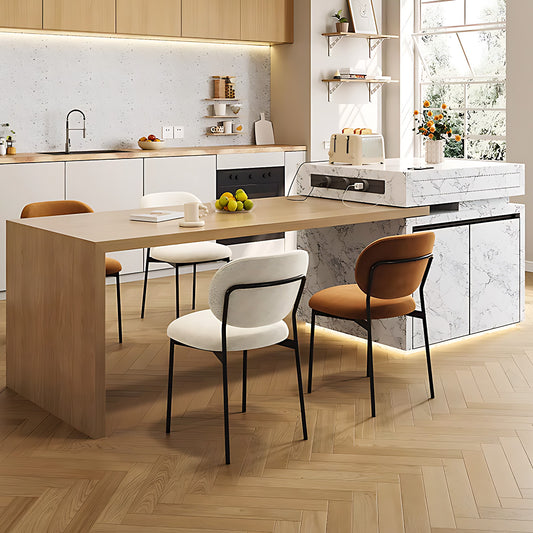 Aihm-Lon Kitchen Island with Extendable Table Storage Cabinet 93.7"-101.57"