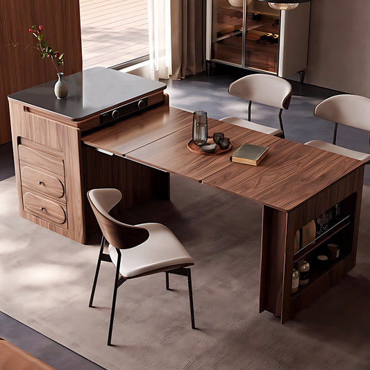 Aihm-Lon Kitchen Island with Foldable Extendable Table 92.91"