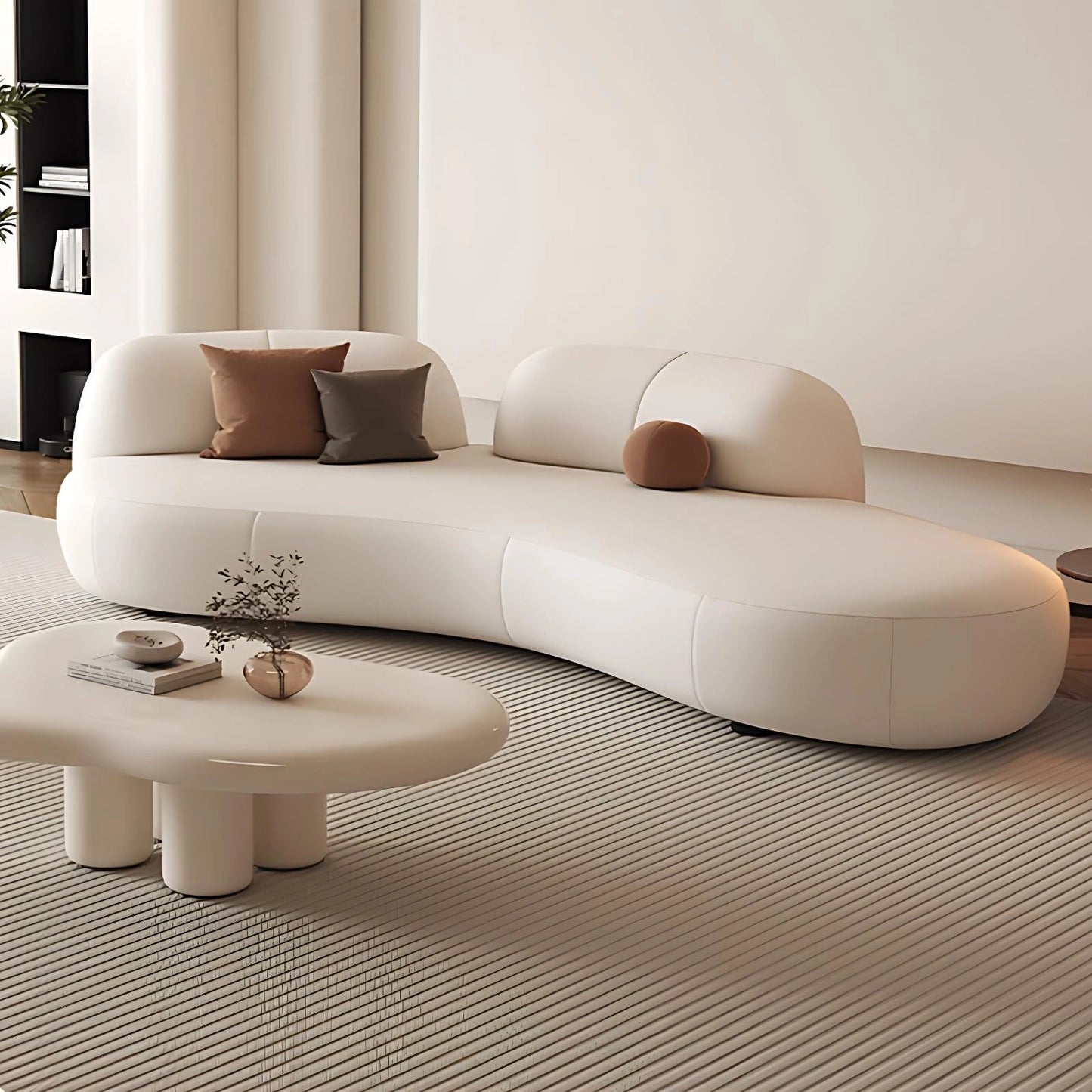 Aihm-Lon Commercial Grade Sofa Set with Table and Chair 75''-87''