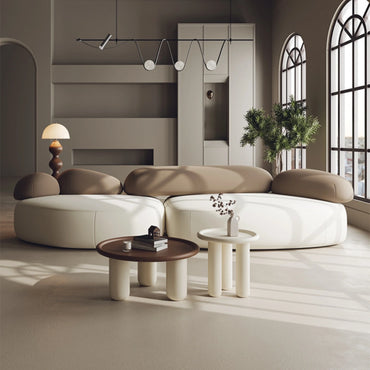 Aihm-Lon Commercial Use Sofa Set with Table and Chair for Beauty Salon Consultation Area 95.5"