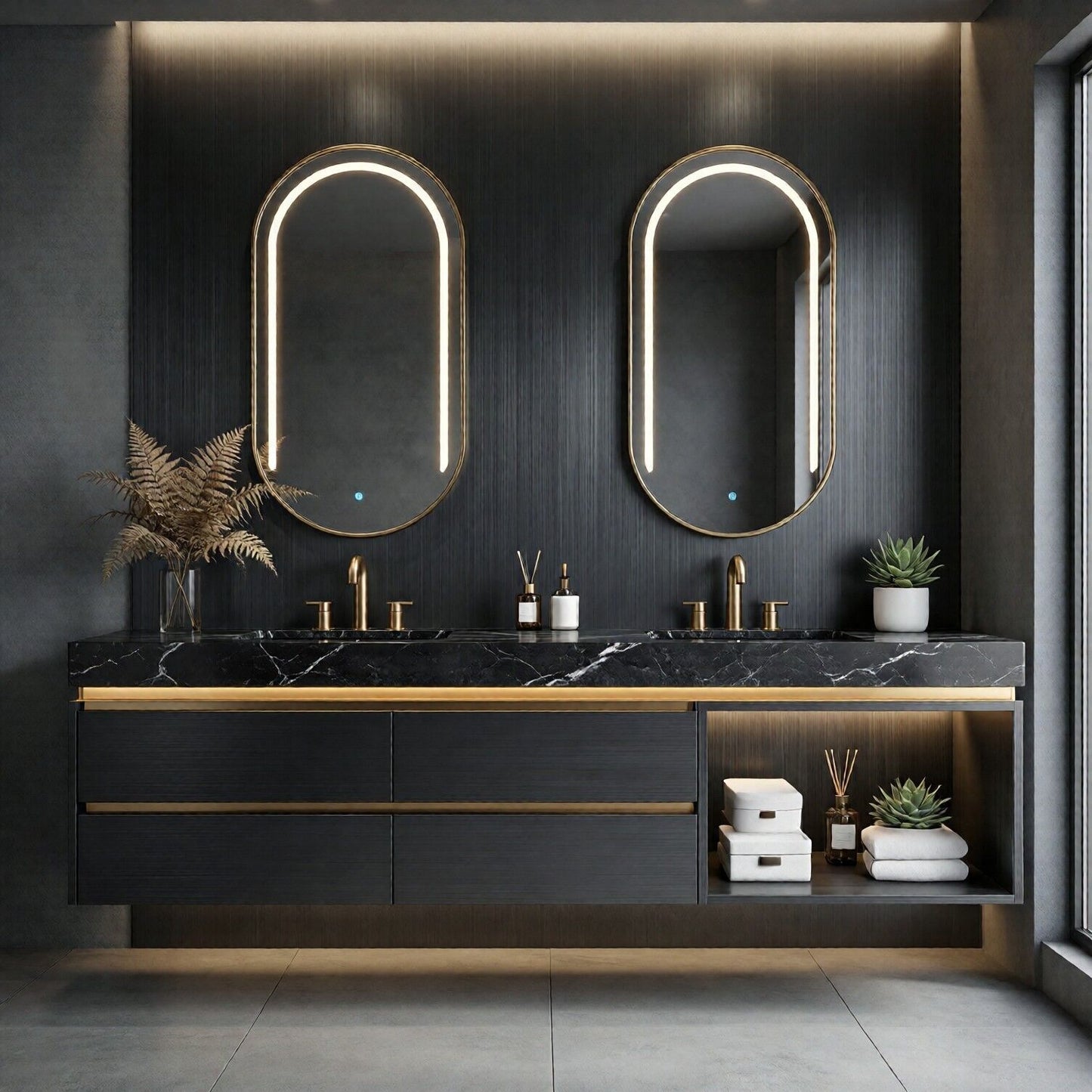 84'Double Sink Bathroom Vanity - Luxury Bathroom Vanities with Double Sink