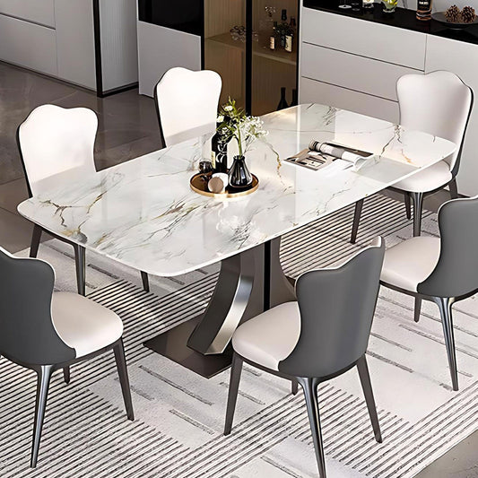 55"Dining Table - Modern Dining Table with Exquisite Texture