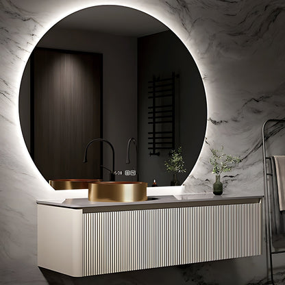 36"- 72" Modern Sink Wall Mounted Bath Vanity Set with Smart Defogging Mirror