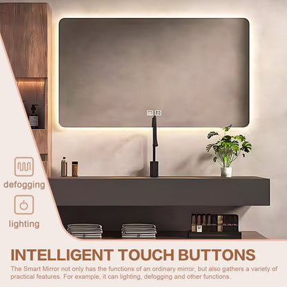 52“-72”Floating Bathroom Vanity with Sink Includes Ample Storage Space