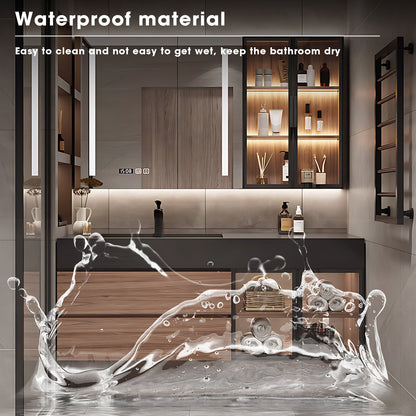 36"-72"Luxurious Solid Wood Bathroom Cabinet and Marble Slate Sink