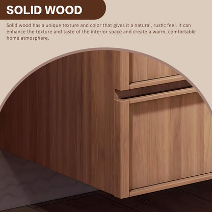 56"-96"Floating Bathroom Vanity Includes Four Large Drawers  Smart Defog Mirror