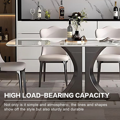 55"Dining Table - Modern Dining Table with Exquisite Texture