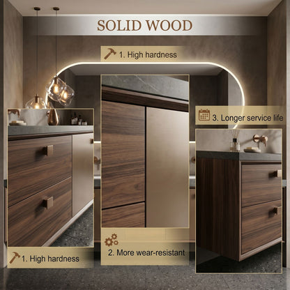 76''-96'' Modern Bathroom Vanity with Sink Marble Texture Top Storage Drawers Cabinet