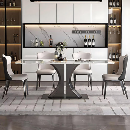 55"Dining Table - Modern Dining Table with Exquisite Texture
