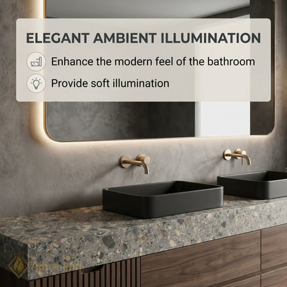 60''-96'' Double Bathroom Vanity with Sink Modern Vanities Narrow Vertical Slats Large