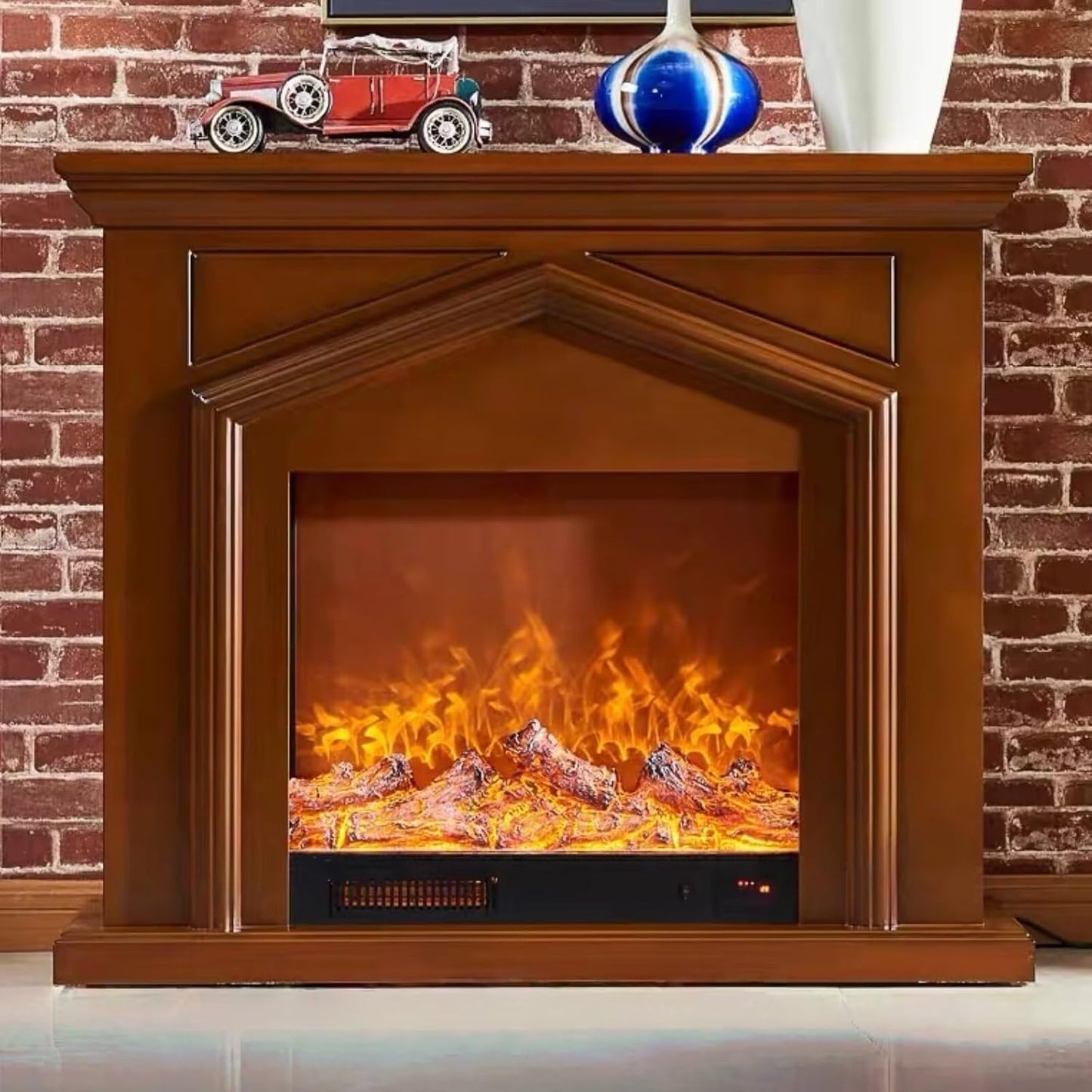 Aihm-Lon Modern Electric Fireplace Realistic Flame 47”-59”
