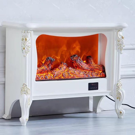Aihm-Lon White Electric Fireplace with Exquisite Patterns 30”-54”