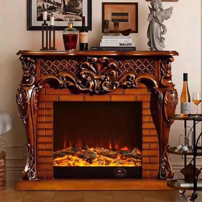 Aihm-Lon Modern Electric Fireplace 3D Plaid Carving 48”