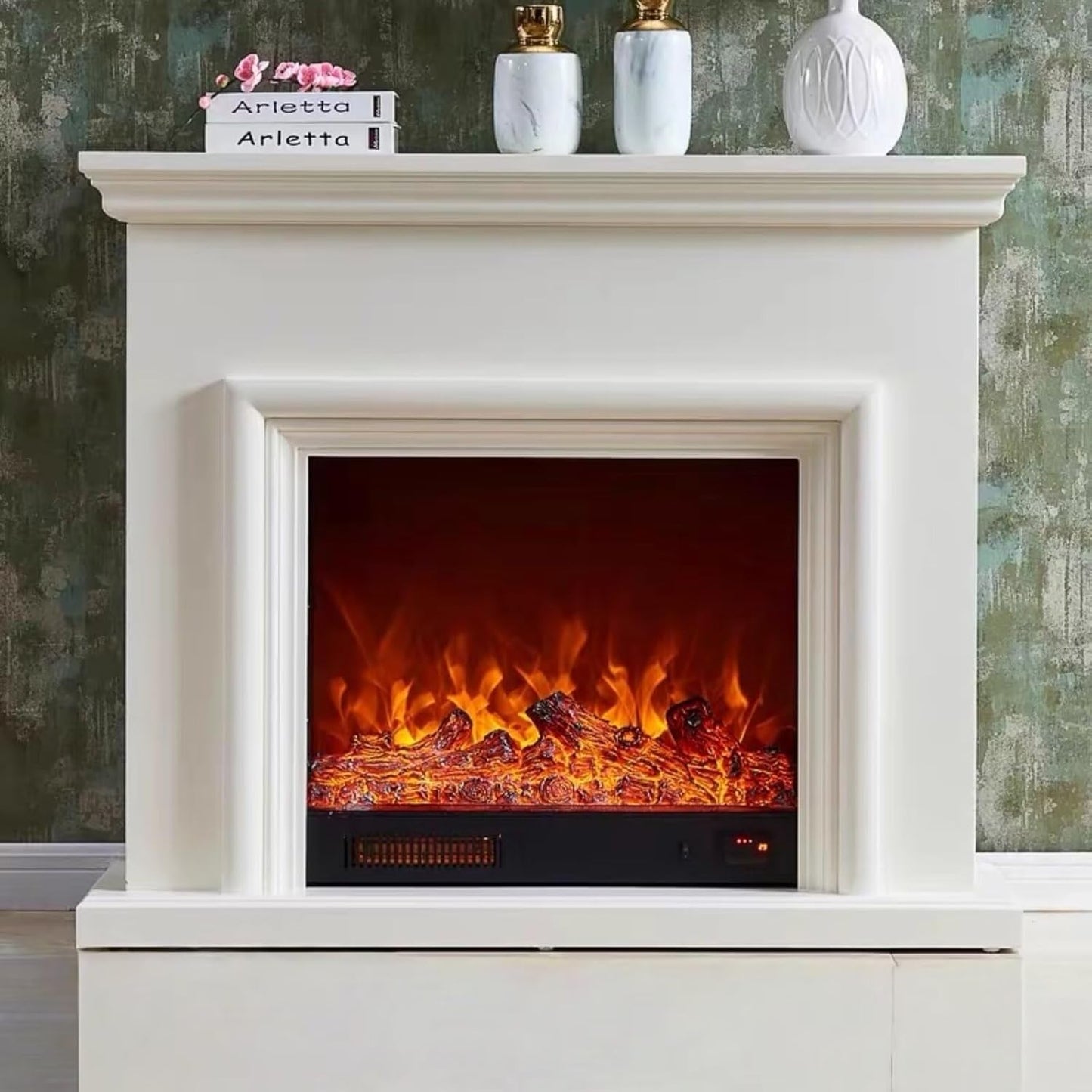 Aihm-Lon Freestanding Electric Fireplace 3D Bezel 47”-59”