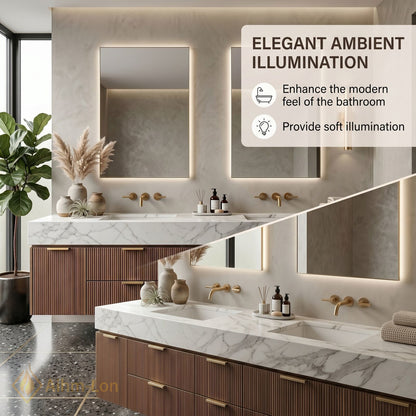 72''-96'' Double Bathroom Vanity with Sink Vertical Ribbed Panels Warm Wood Finish