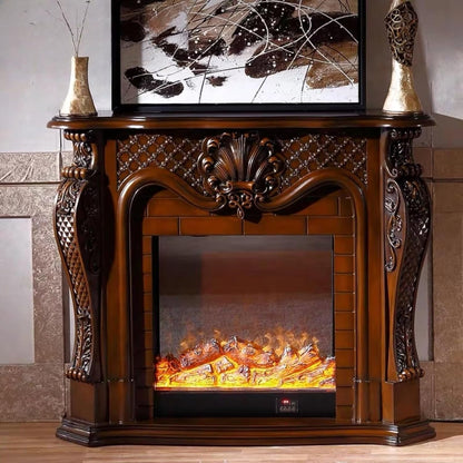 Aihm-Lon Electric Fireplace Intricate Carving Techniques 47”