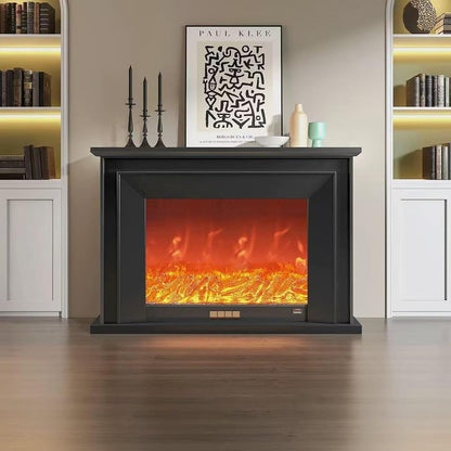 Aihm-Lon Simple Electric Fireplace Solid Wood Frame 47”-86“