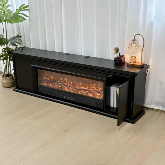 Aihm-Lon Versatile Electric Fireplace with Superb Craftsmanship 71”-95”