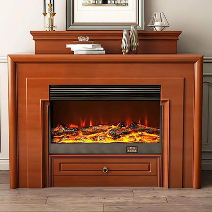 Aihm-Lon Exquisite Electric Fireplace Includes Layered Three-Dimensional Design 59”