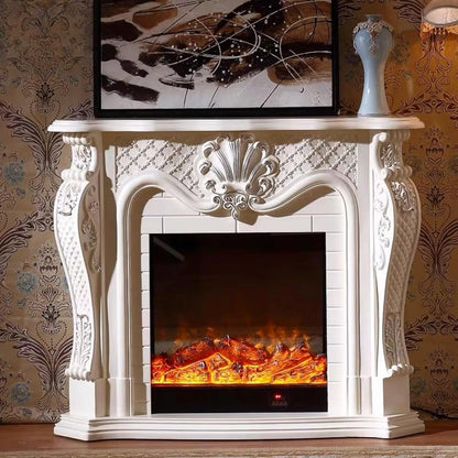 Aihm-Lon Electric Fireplace Intricate Carving Techniques 47”