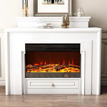 Aihm-Lon Exquisite Electric Fireplace Includes Layered Three-Dimensional Design 59”