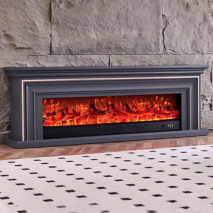 Aihm-Lon Indoor Electric Fireplace Overlay Holding Line Design 79”