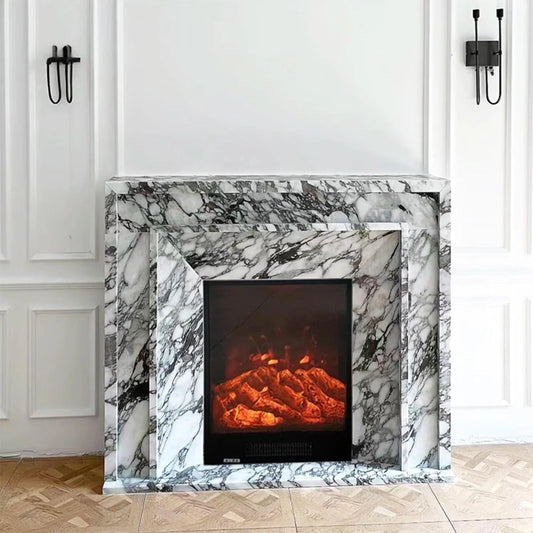 Aihm-Lon Unique Electric Fireplace Includes Modern Artistic Texture 47” - 59”