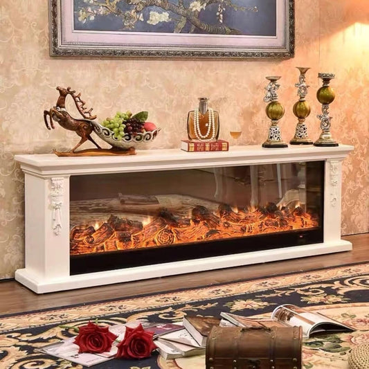 Aihm-Lon Stable Electric Fireplace with 3D Engraving 71”