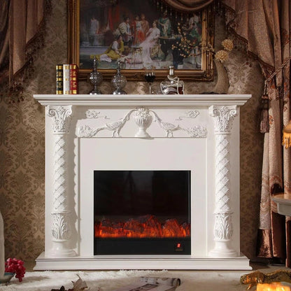 Aihm-Lon Luxurious Electric Fireplace Includes Carved Column 59”