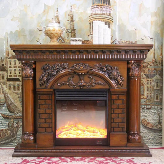 Aihm-Lon Indoor Electric Fireplace Includes European Classical Carving 59”